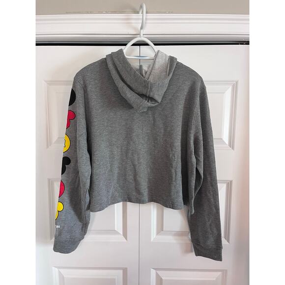 M&M's Disney Springs Women's Ladies Charcoal Gray Hoodie Large NWT - Picture 2 of 8